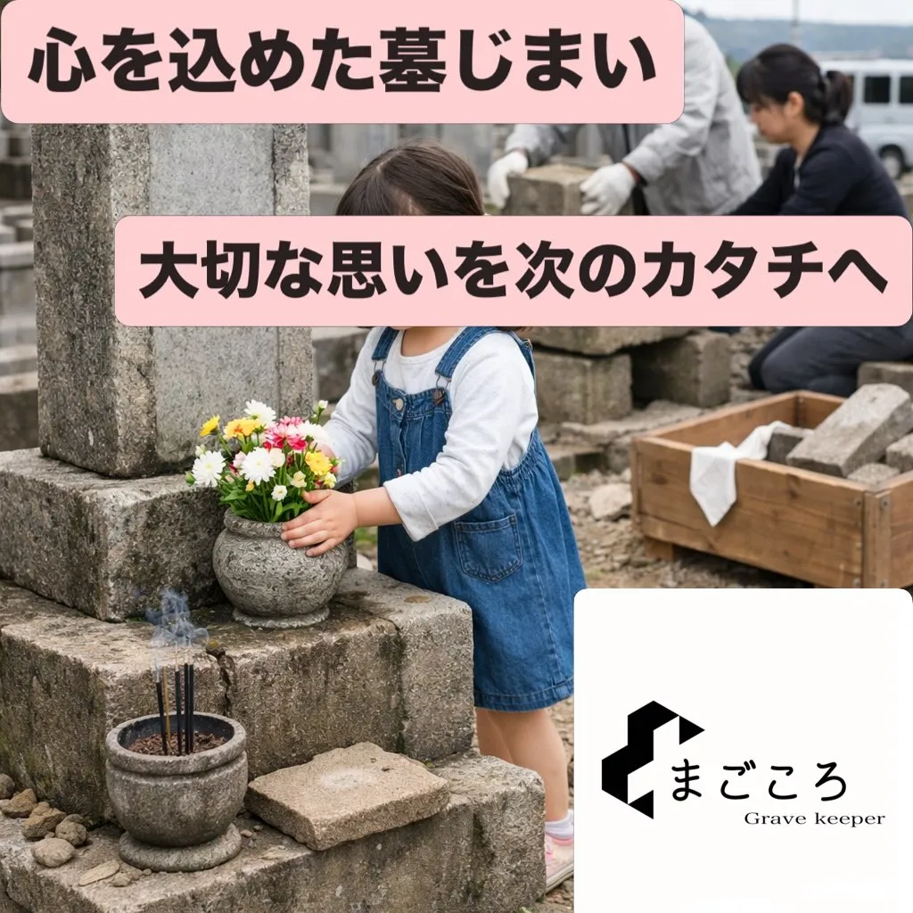 心を込めた墓じまいは、大切な思いを次のカタチに変える重要なプ...
